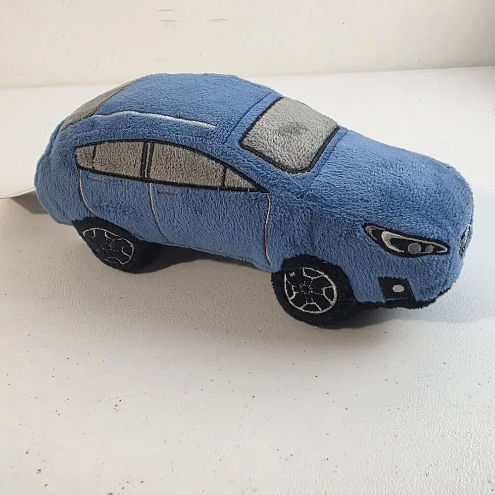 BARK BOX Subaru CROSSTREK SUV Pawstrek Blue Squeaky Car Dog Toy Plush New Nwt